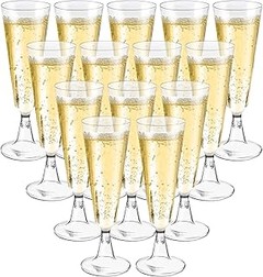 La mejor selección de copas desechables elegantes para bodas