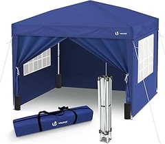 Dificultades al utilizar carpas plegables en condiciones de sol intenso