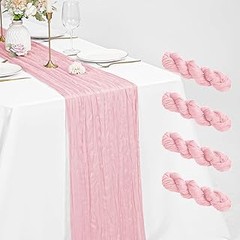 caminos de mesa para bodas al aire libre