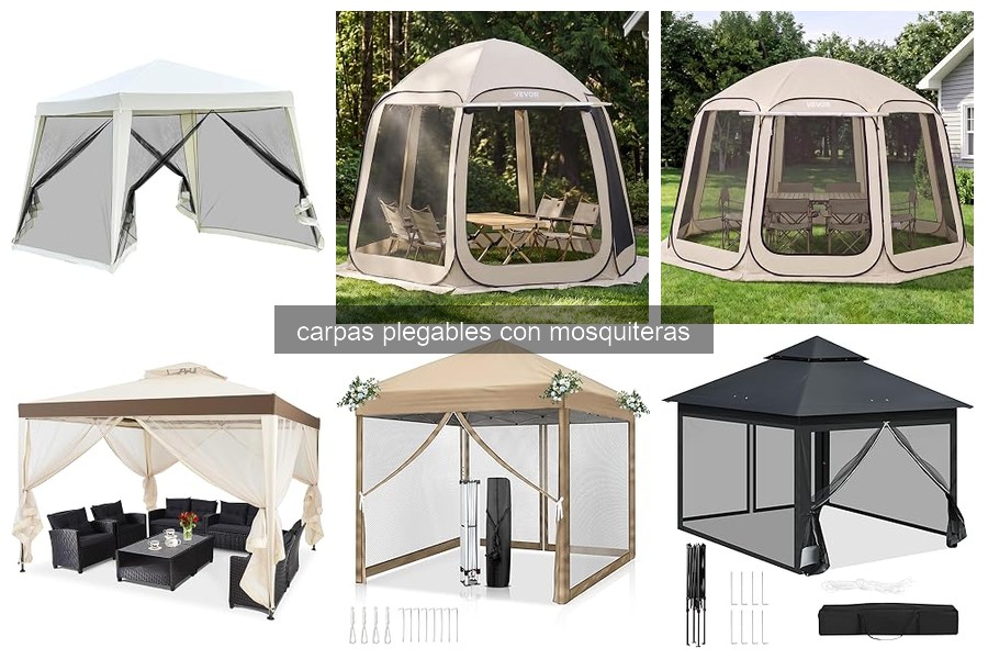 Beneficios de las Carpas Plegables con Mosquiteras para Eventos