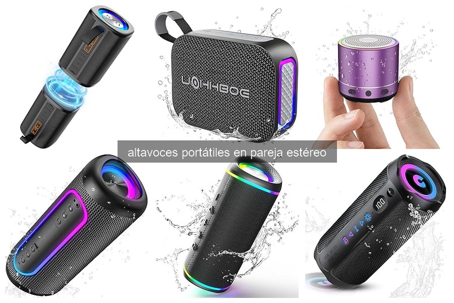 Cómo conectar altavoces portátiles en pareja estéreo
