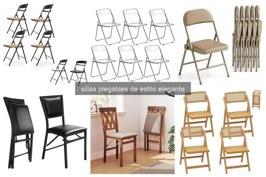 Cómo cuidar sillas plegables elegantes para que duren más