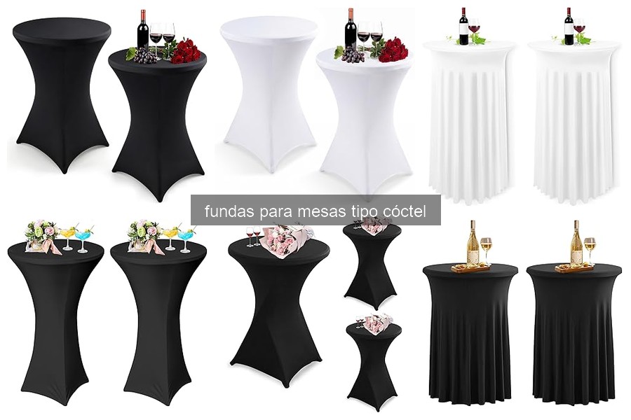 Cómo cuidar y mantener tus fundas para mesas tipo cóctel