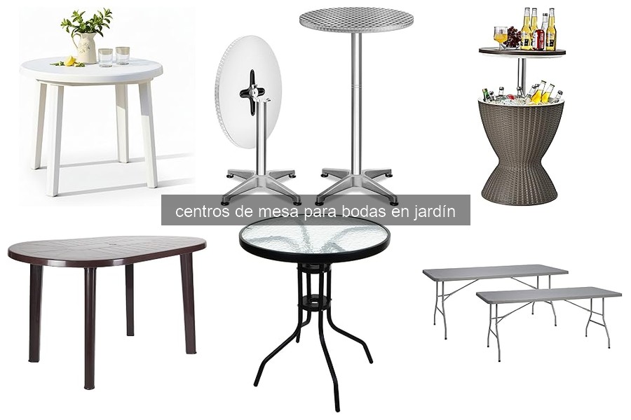 Cómo decorar con centros de mesa en bodas al aire libre