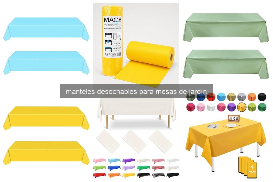 Cómo elegir el mantel desechable ideal para tu jardín