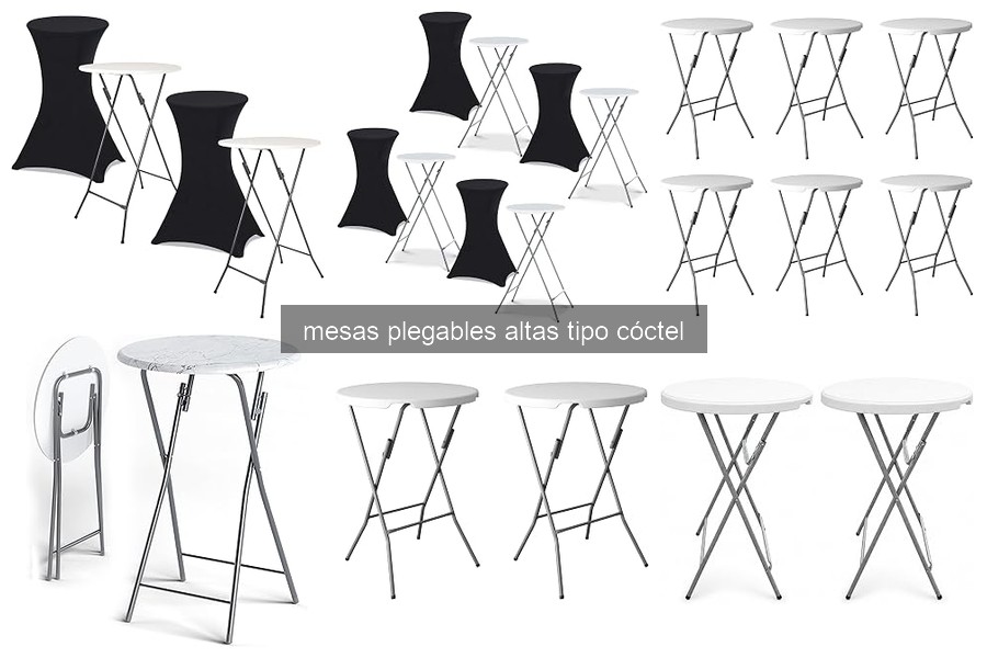 Cómo elegir la mejor mesa plegable alta tipo cóctel para tu evento