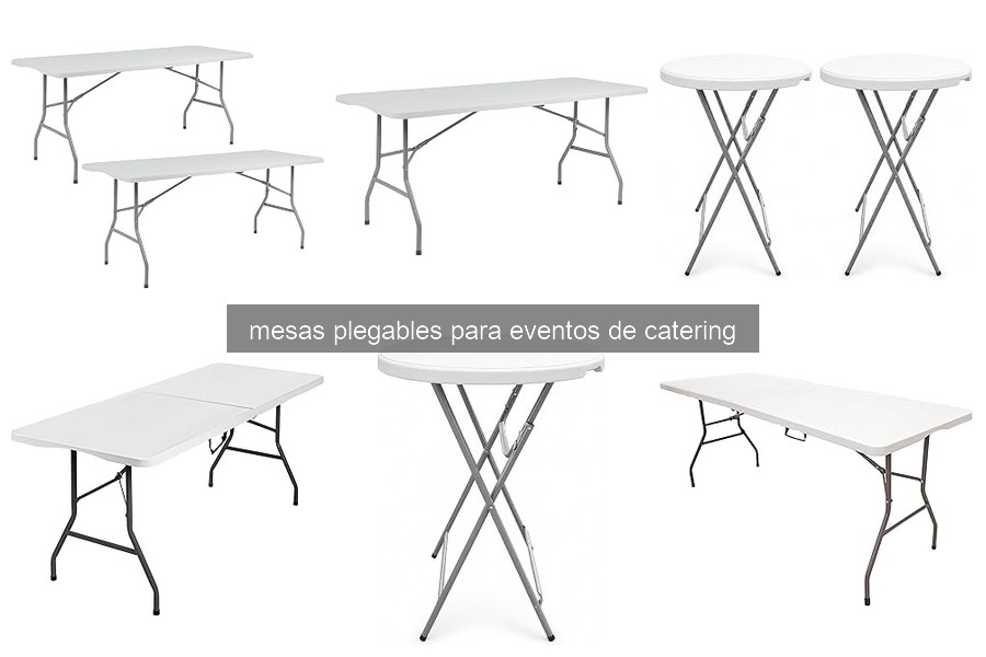 Cómo elegir la mesa plegable perfecta para catering