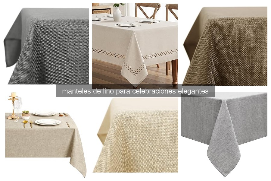 Cómo elegir manteles de lino elegantes para tu celebración