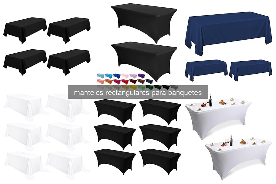 Cómo elegir manteles rectangulares para banquetes