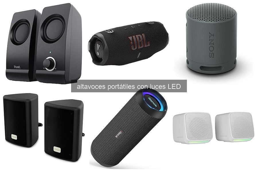 Cómo elegir un altavoz portátil con luces LED
