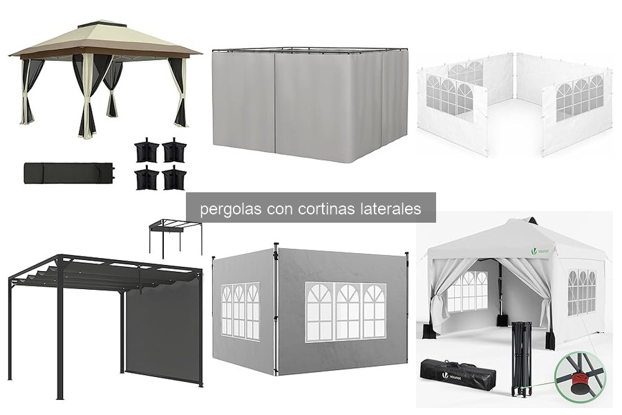 Cómo instalar pérgolas con cortinas laterales en tu jardín