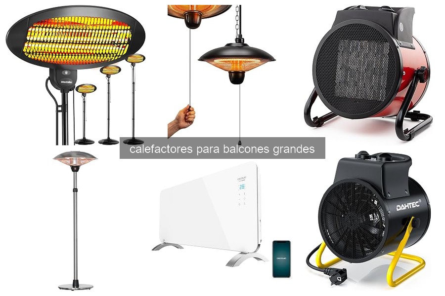 Cómo instalar un calefactor en un balcón grande