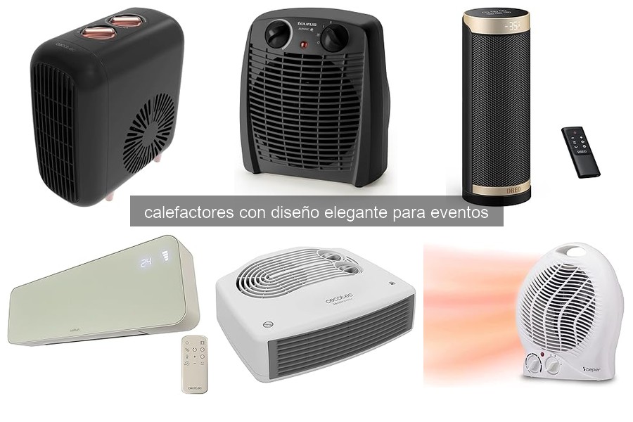 Cómo instalar y mantener calefactores elegantes para eventos