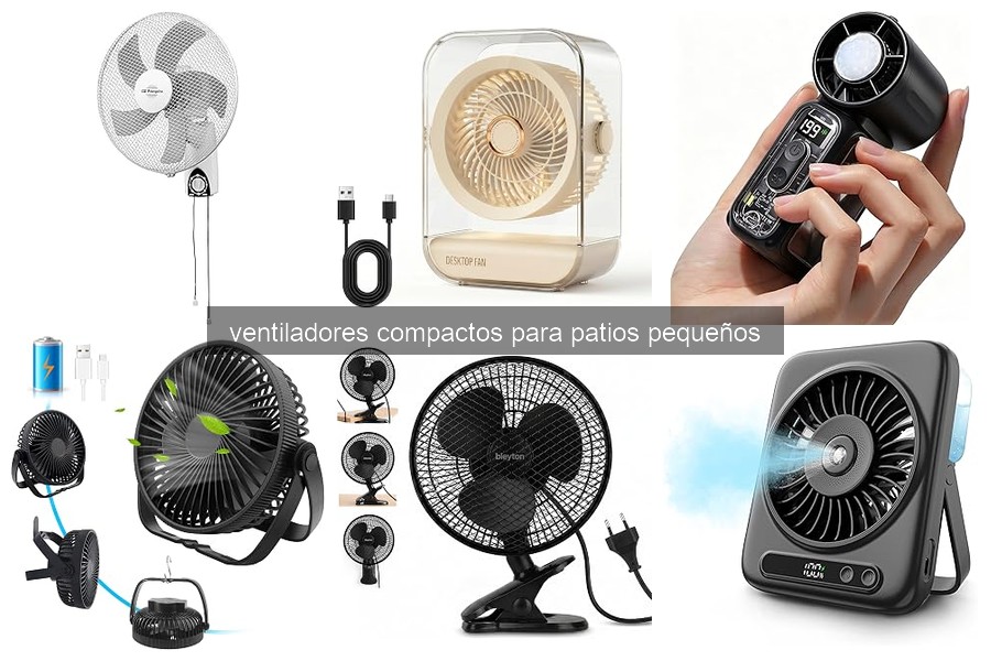Cómo instalar y mantener ventiladores compactos para patios
