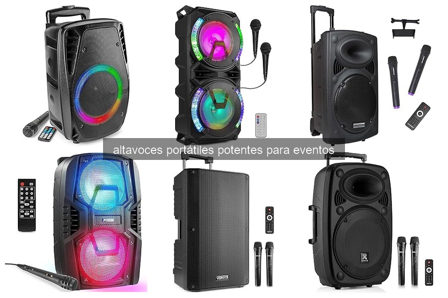 Cómo instalar y usar altavoces portátiles en tus eventos