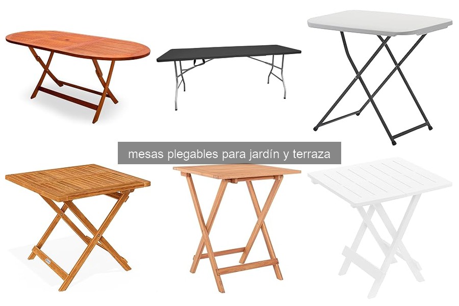 Cómo limpiar y mantener mesas plegables de jardín