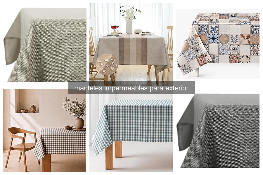 Cómo limpiar y mantener tu mantel impermeable para exterior