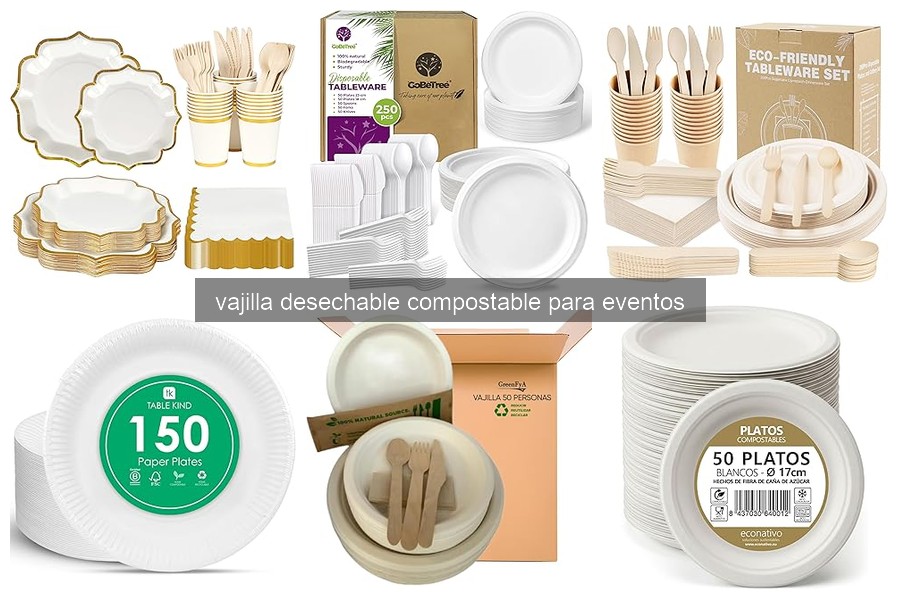 Cómo usar y desechar vajilla desechable compostable