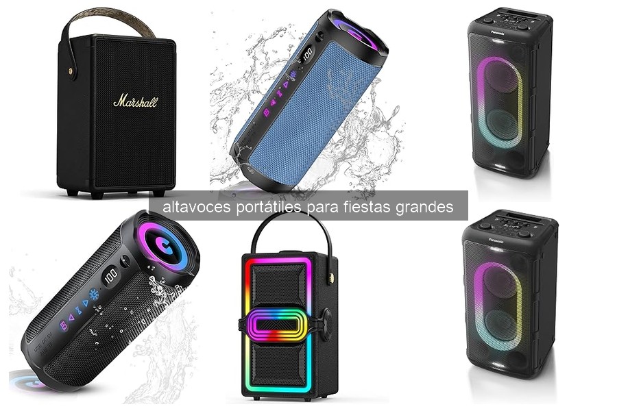 Comparativa de altavoces portátiles para fiestas grandes