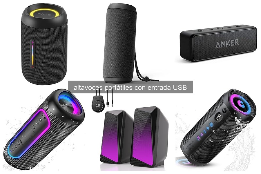 Comparativa de altavoces portátiles USB para fiestas al aire libre