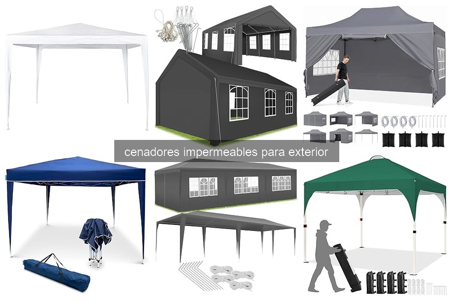 Comparativa de cenadores impermeables para exterior 2026
