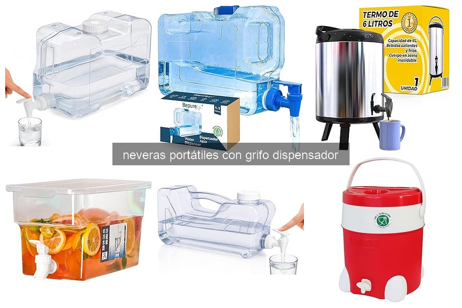 Comparativa de las mejores neveras portátiles con grifo dispensador