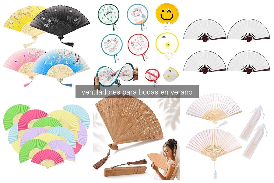 Comparativa de los mejores ventiladores para bodas al aire libre