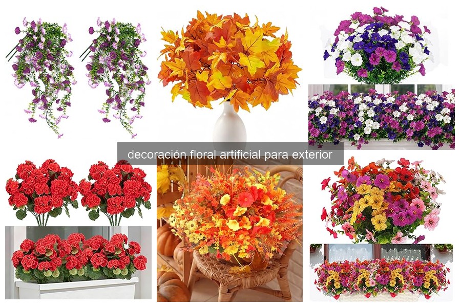 Comparativa de Marcas de Decoración Floral Artificial para Exterior