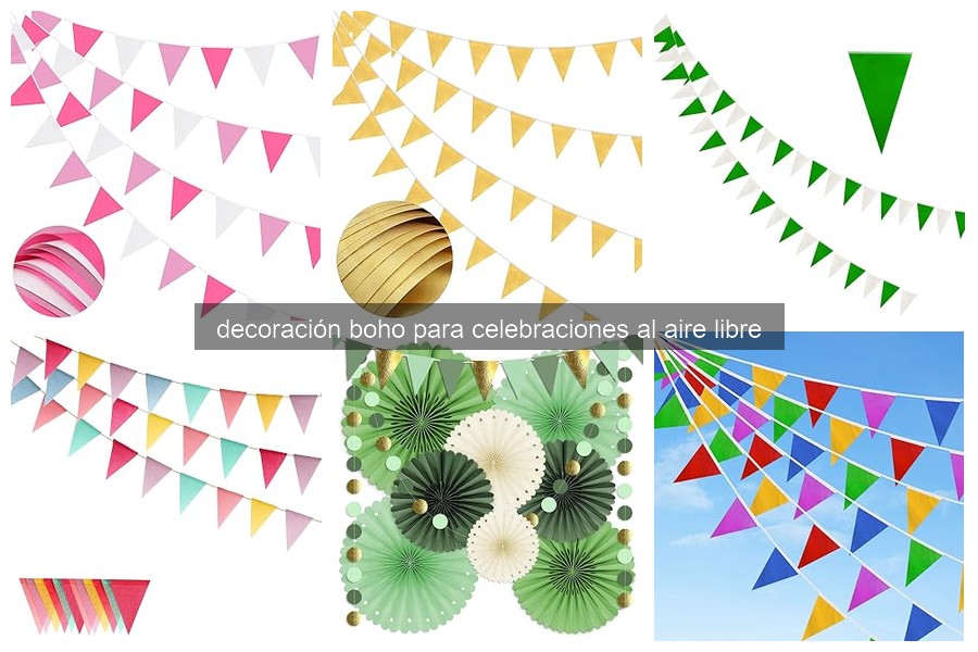 Comparativa de Materiales Decorativos Boho para Eventos al Aire Libre