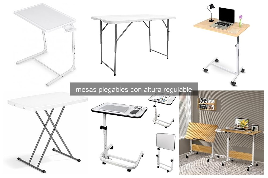 Comparativa de Mesas Plegables con Altura Regulable en 2026