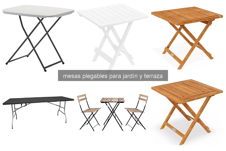 Comparativa de mesas plegables para jardín en 2026