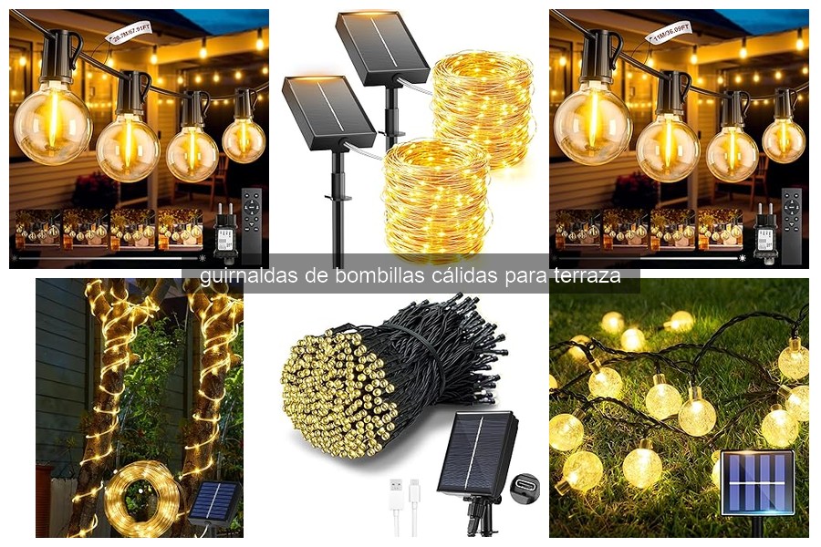 Comparativa: Guirnaldas de Bombillas Cálidas vs. LED Tradicionales