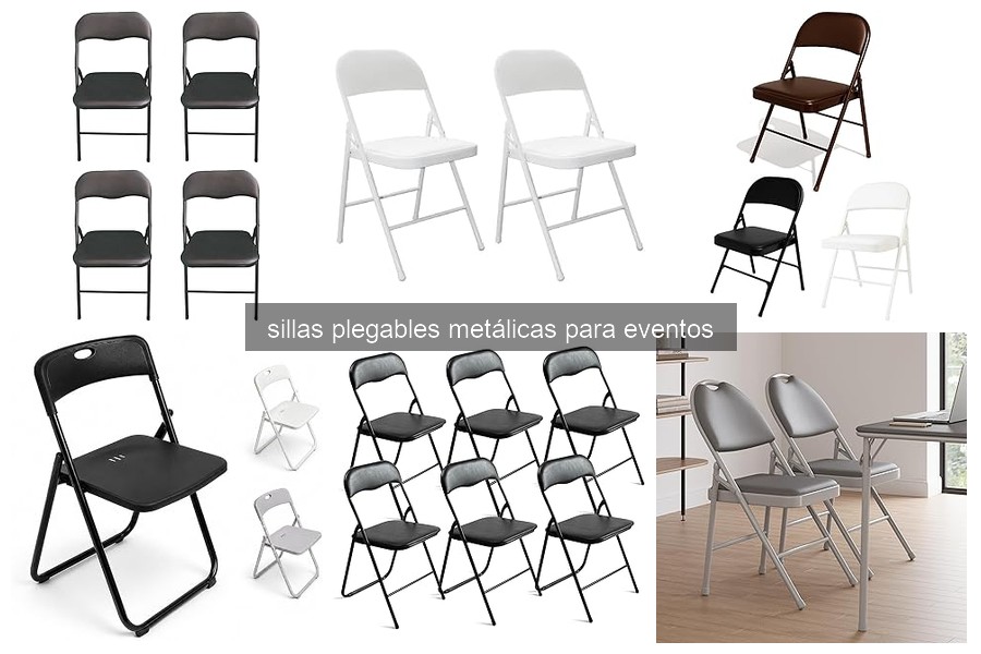 Comparativa: Sillas Plegables Metálicas vs. Plásticas para Eventos