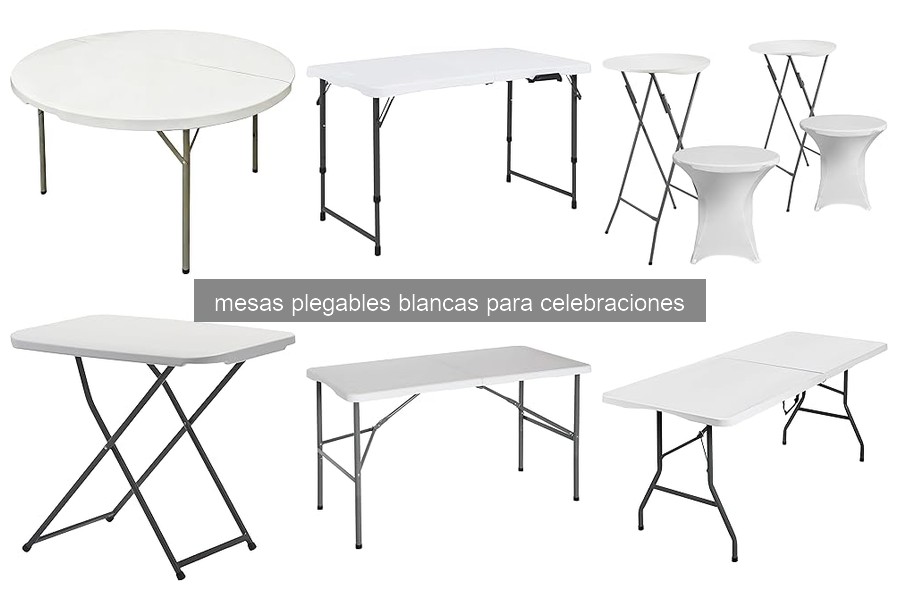 Consejos para el Mantenimiento de Mesas Plegables Blancas