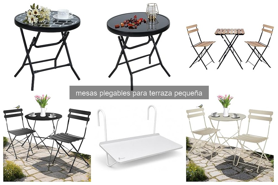 Consejos para elegir la mesa plegable ideal para terrazas pequeñas