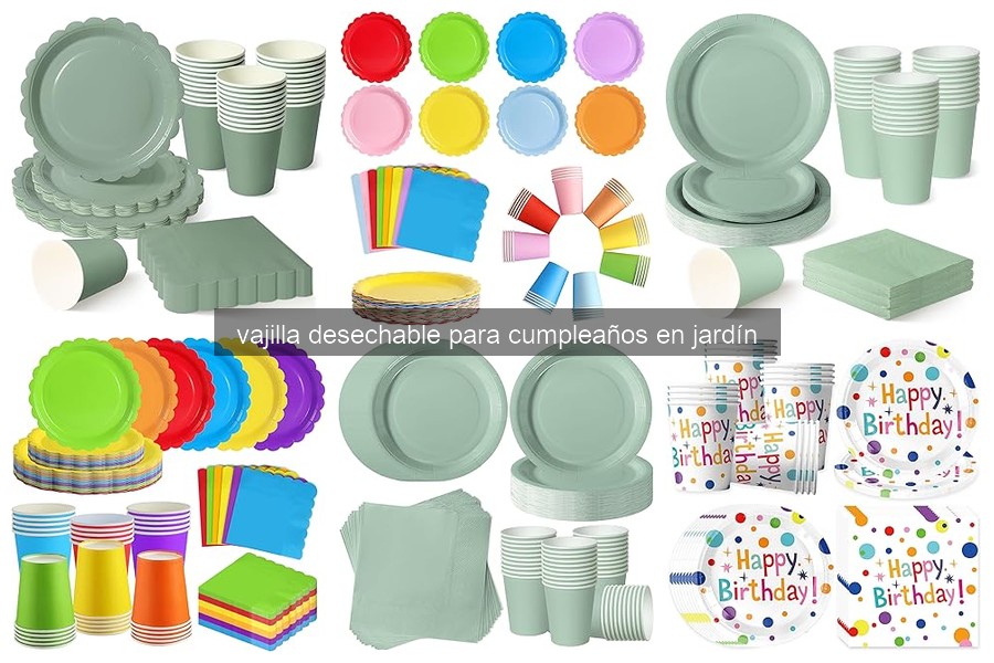 Consejos para evitar problemas con vajilla desechable en exteriores