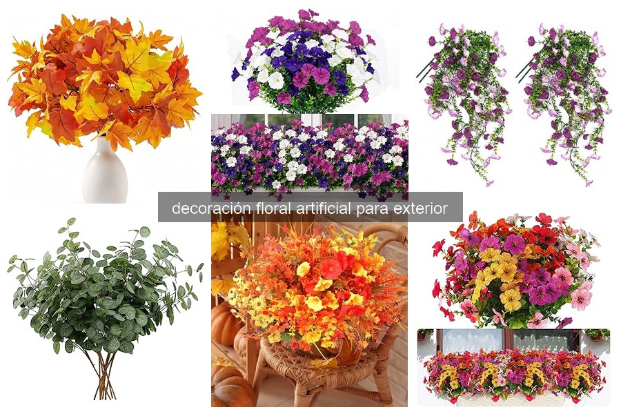 Descubre los Tipos de Decoración Floral Artificial para Exterior