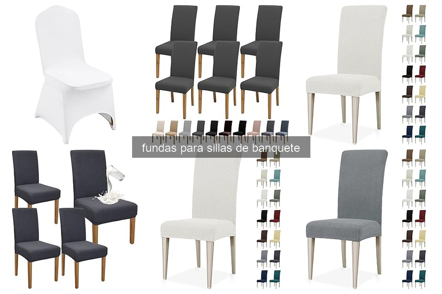Diferencias entre fundas de tela y plástico para sillas de banquete