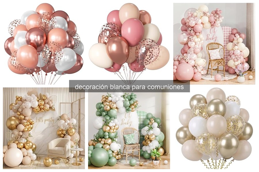 Errores comunes al elegir decoración blanca para comuniones