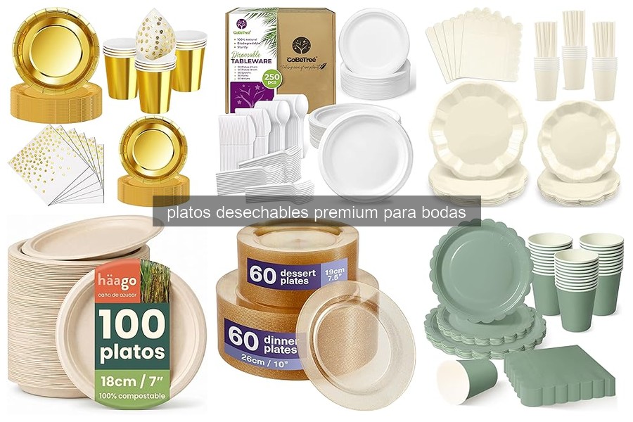 Errores comunes al elegir platos desechables para bodas