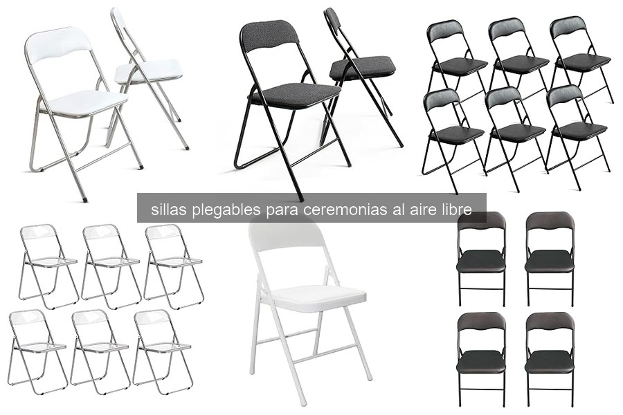 Errores comunes al elegir sillas plegables para ceremonias