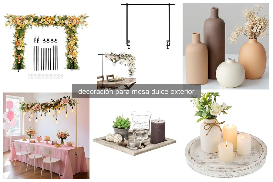 Errores comunes al montar una mesa dulce exterior
