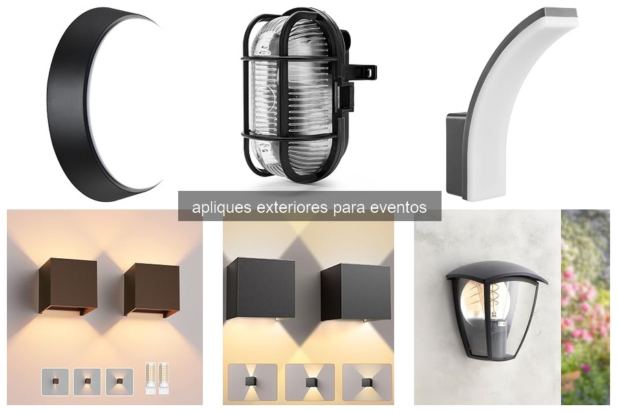 Errores comunes al usar apliques exteriores para eventos