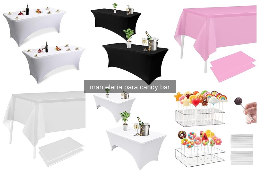 Errores comunes al usar mantelería en candy bars
