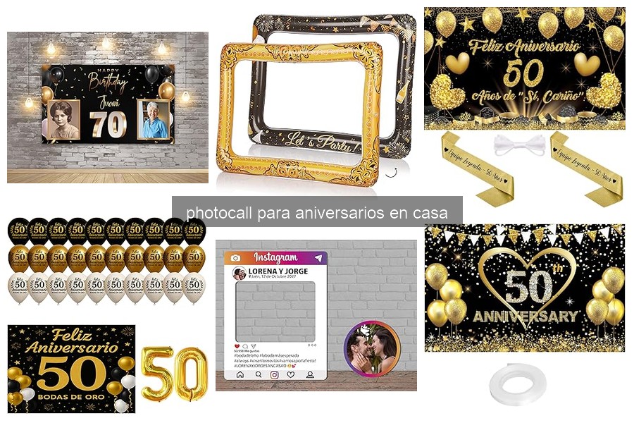 Errores comunes al usar photocalls en aniversarios en casa