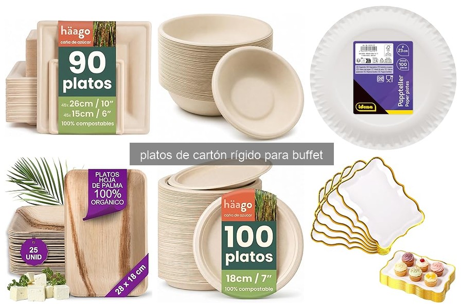 Errores comunes al usar platos de cartón rígido para buffet