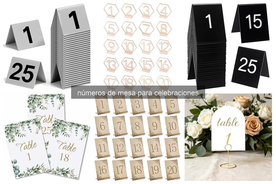 Errores comunes con números de mesa en celebraciones y soluciones