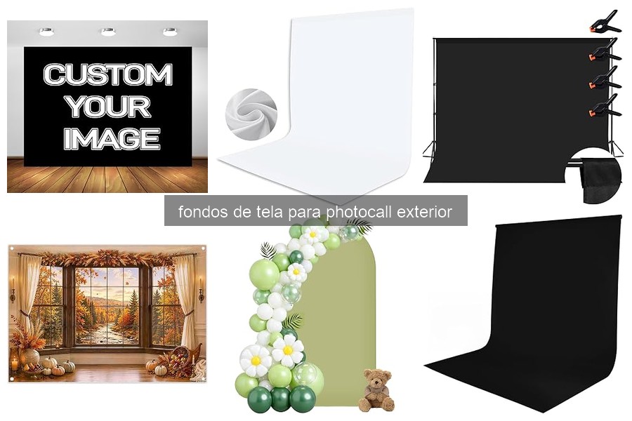 Fondos de Tela para Photocall Exterior: Tipos y Usos