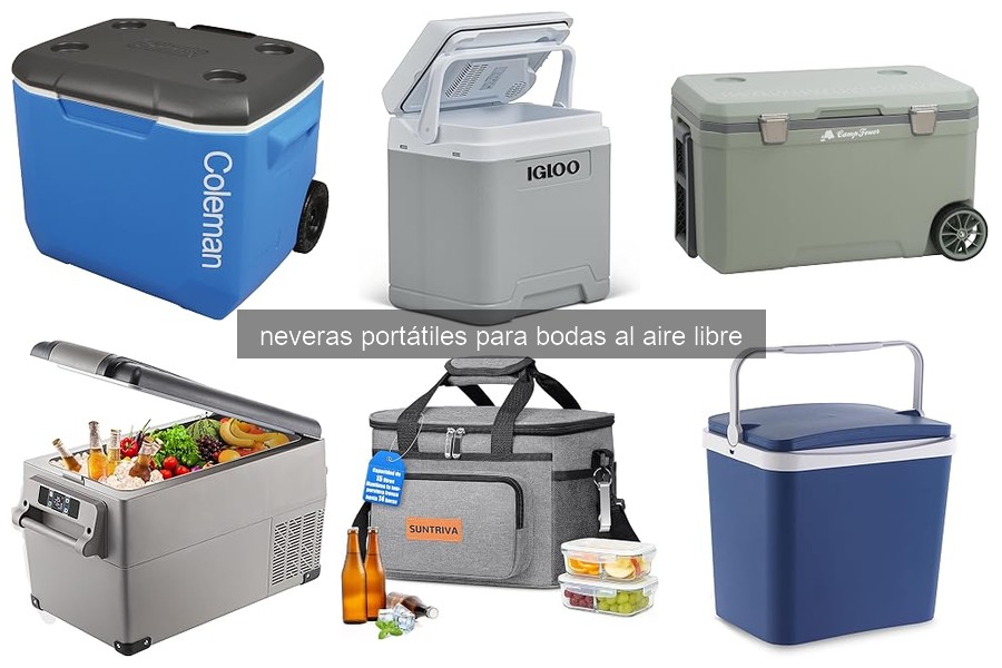 Guía de compra de neveras portátiles para bodas al aire libre