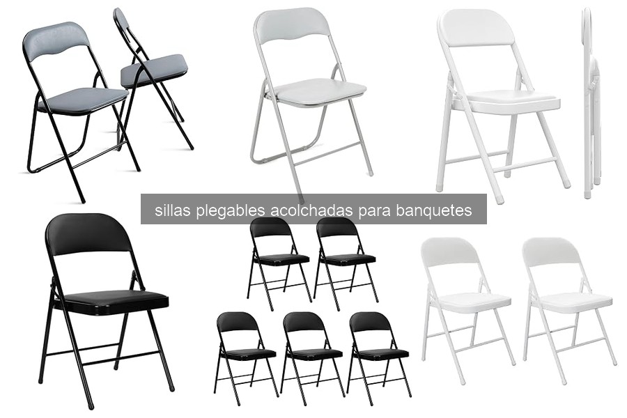 Guía de compra de sillas plegables acolchadas para eventos